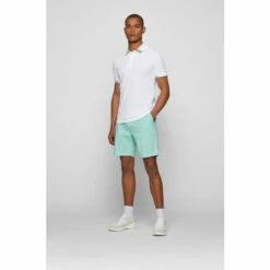 BOSS White PeDetail Polo Shirt -BOSS Shop unnamed file 1039