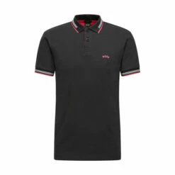 BOSS Paul Curved Polo Shirt Black -BOSS Shop unnamed file 1052