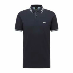 BOSS Paul Curved Polo Shirt Black -BOSS Shop unnamed file 1054
