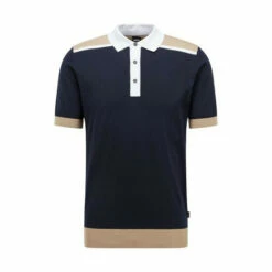 BOSS Blue Tadini Knitted Polo Shirt -BOSS Shop unnamed file 1109
