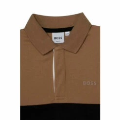 BOSS Grey Striped Colourblock Logo Polo Shirt 4 BOSS Grey Striped Colourblock Logo Polo Shirt -BOSS Shop unnamed file 1112