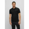BOSS Paule Diamond Black Polo Shirt