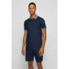 BOSS Blue Pecollar Polo Shirt