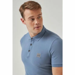 BOSS Passenger Polo Shirt Navy Blue -BOSS Shop unnamed file 1186