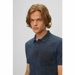 BOSS Blue PeAcid Polo Shirt -BOSS Shop unnamed file 1200