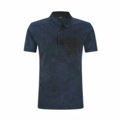 BOSS Blue PeAcid Polo Shirt -BOSS Shop unnamed file 1201