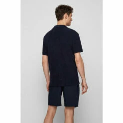 BOSS Mens Blue Pye Polo Shirt -BOSS Shop unnamed file 1221