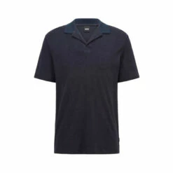 BOSS Mens Blue Pye Polo Shirt -BOSS Shop unnamed file 1223