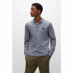 BOSS Blue Heather Polo Shirt