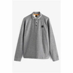 BOSS Grey Heather Polo -BOSS Shop unnamed file 1238