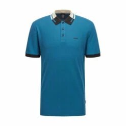 BOSS Blue Parlay Polo Shirt -BOSS Shop unnamed file 1297