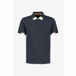 BOSS Blue PeDetail Polo Shirt -BOSS Shop unnamed file 1346
