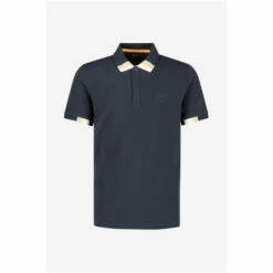 BOSS Blue PeDetail Polo Shirt -BOSS Shop unnamed file 1347
