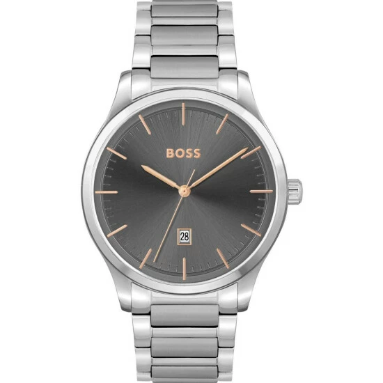 BOSS Gents Silver Tone Reason 124 Watch 3 BOSS Gents Silver Tone Reason 124 Watch