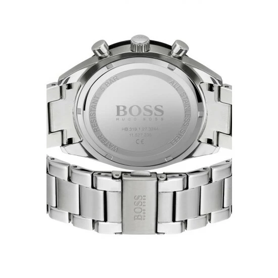 BOSS Gents Silver Tone Santiago Watch 4 BOSS Gents Silver Tone Santiago Watch - Image 2