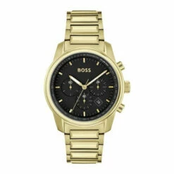 BOSS Gents Gold Tone Trace 146 Watch -BOSS Shop unnamed file 1438