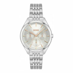 BOSS Ladies Silver Tone Saya Watch