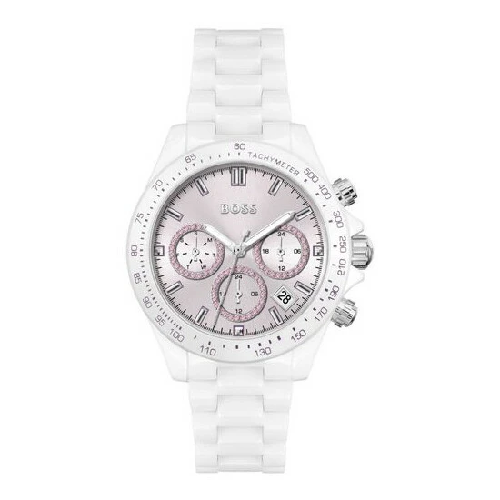 BOSS Ladies Novia Ceramic Novia White Watch 7 BOSS Ladies Novia Ceramic Novia White Watch - Image 5