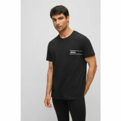 BOSS Short Sleeve Logo T-Shirt Black