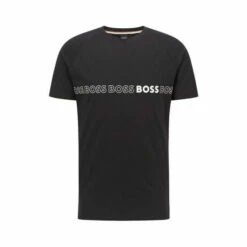 BOSS Black UV Logo Slim T-Shirt -BOSS Shop unnamed file 151