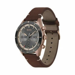 Alternative view of BOSS Gents Santiago Brown Watch
