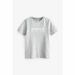 BOSS Short Sleeved Logo T-Shirt Navy