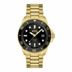 BOSS Gents Ace Gold Tone Watch -BOSS Shop unnamed file 1640