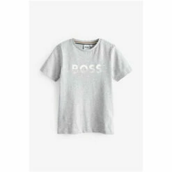 BOSS Short Sleeved Logo T-Shirt Navy -BOSS Shop unnamed file 167