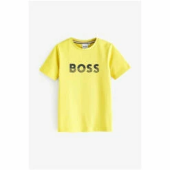 BOSS Short Sleeved Logo T-Shirt Navy -BOSS Shop unnamed file 171