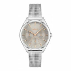BOSS Ladies Silver Tone Saya Watch