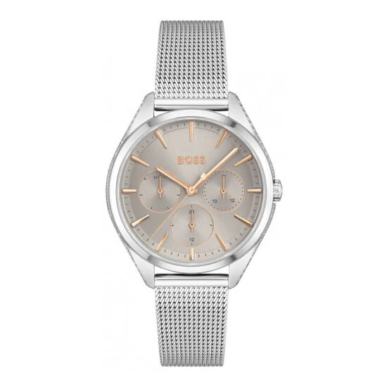 BOSS Ladies Silver Tone Saya Watch 3 BOSS Ladies Silver Tone Saya Watch