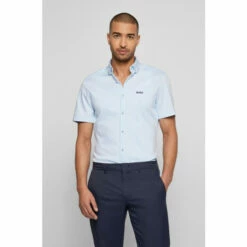 BOSS BIADIA Blue Shirt