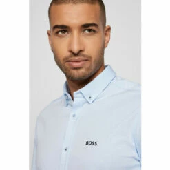 BOSS BIADO Blue Shirt -BOSS Shop unnamed file 1829