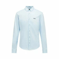 BOSS BIADO Blue Shirt -BOSS Shop unnamed file 1832