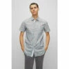 BOSS Mens Natural Magneton Short Sleeve Shirt -BOSS Shop unnamed file 1872