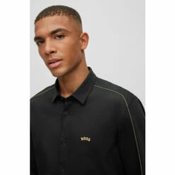 BOSS Brycen Black Shirt -BOSS Shop unnamed file 1891