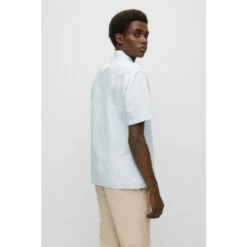 BOSS Blue Lukka Shirt -BOSS Shop unnamed file 1896