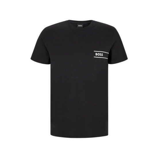 BOSS Short Sleeve Logo T-Shirt Black 7 BOSS Short Sleeve Logo T-Shirt Black - Image 5