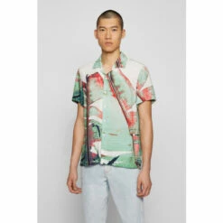 BOSS Mens White Rhythm Shirt