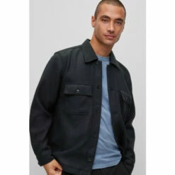 BOSS Lovvo Black Shirt -BOSS Shop unnamed file 1920