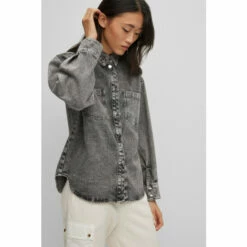 BOSS Grey Denim 5.0 Shirt -BOSS Shop unnamed file 1967