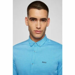BOSS Blue Biado Shirt -BOSS Shop unnamed file 1982