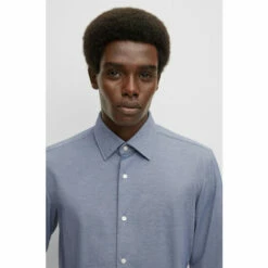 BOSS Slim Fit Blue Formal Shirt -BOSS Shop unnamed file 1997