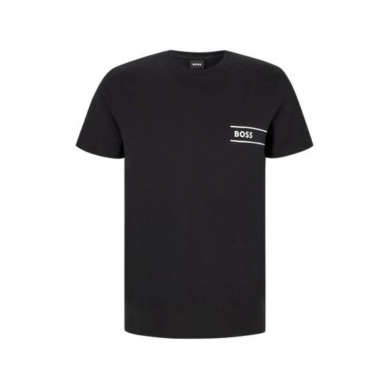 BOSS Short Sleeve Logo T-Shirt Black 8 BOSS Short Sleeve Logo T-Shirt Black - Image 6