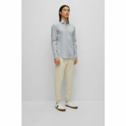 BOSS Slim Fit Blue Formal Shirt -BOSS Shop unnamed file 2030