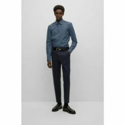 BOSS Slim Fit Blue Formal Shirt -BOSS Shop unnamed file 2037