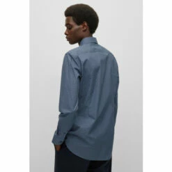 BOSS Slim Fit Blue Formal Shirt -BOSS Shop unnamed file 2038