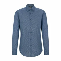 BOSS Slim Fit Blue Formal Shirt -BOSS Shop unnamed file 2041