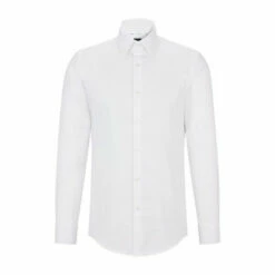 BOSS Slim Fit White Dress Shirt -BOSS Shop unnamed file 2048