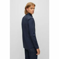 BOSS Slim Fit Blue Formal Shirt -BOSS Shop unnamed file 2068